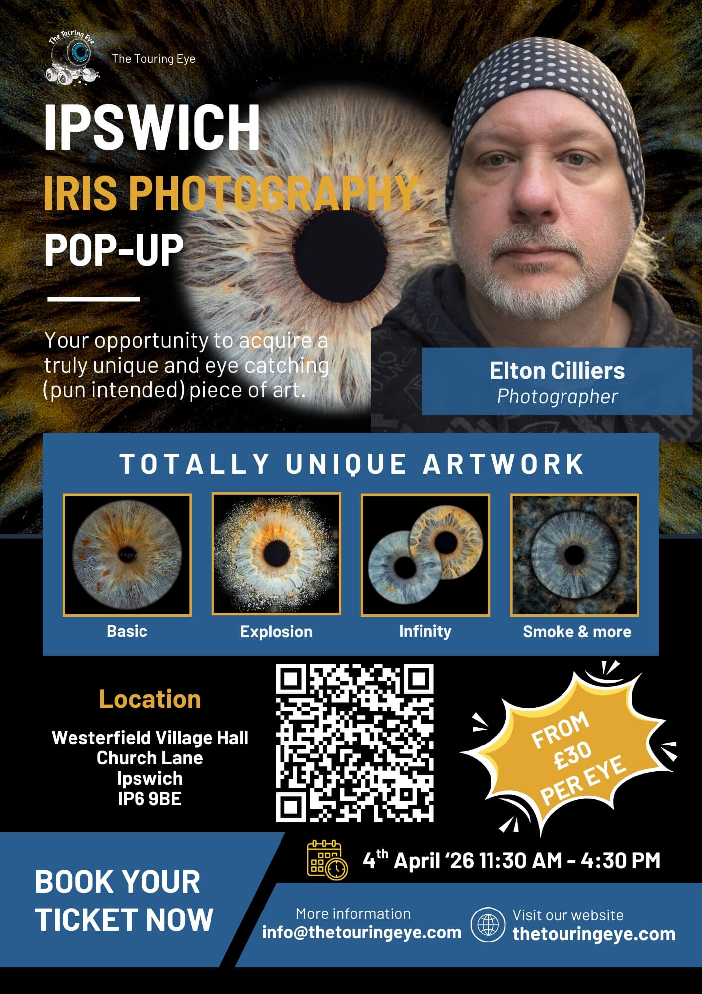 Ipswich, Suffolk Eye Photography Pop-Up, 04-04-26