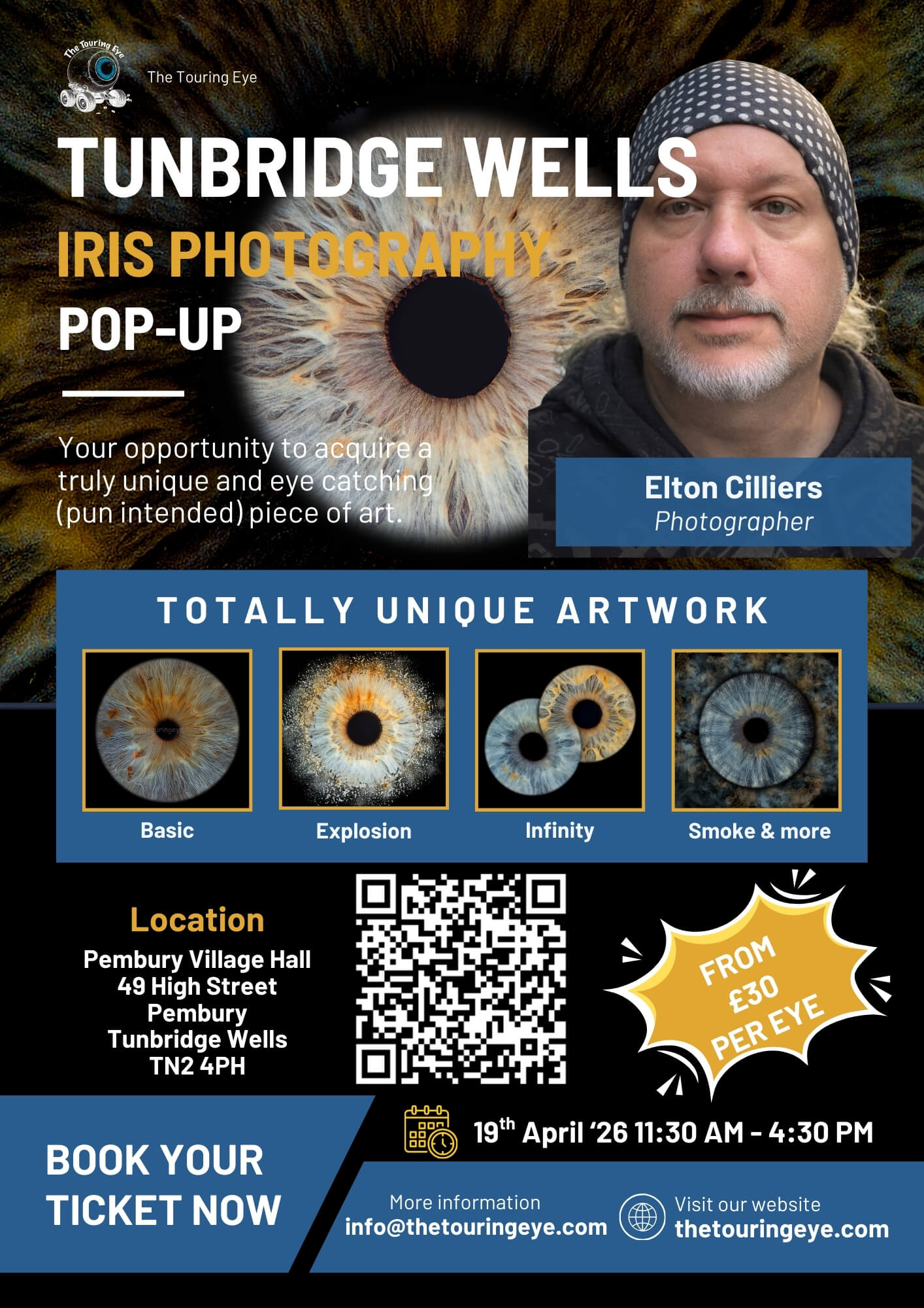 Tunbridge Wells, Kent Eye Photography Pop-Up, 19-04-26